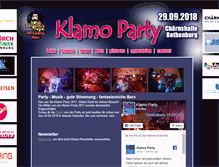 Tablet Screenshot of klamo.ch